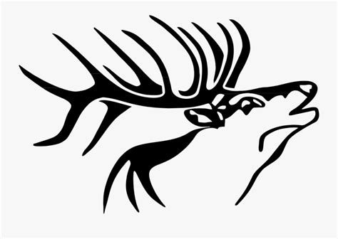 Elk Skull Clipart - Bull Elk Clip Art , Free Transparent Clipart - ClipartKey