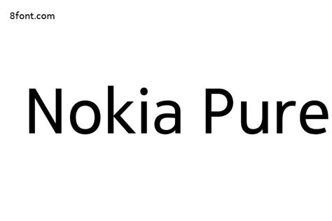 Nokia Pure Text Regular Font - Free Font Download