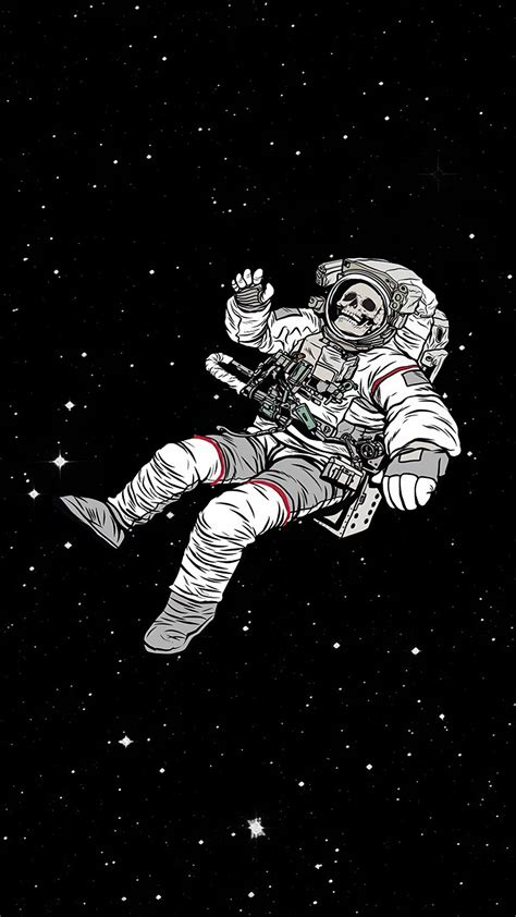 Astronaut Lost in Infinite Space Wallpaper - XFXWallpapers