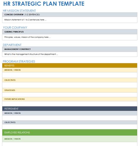 Hr Strategic Plan Template Venngage - buickcafe.com