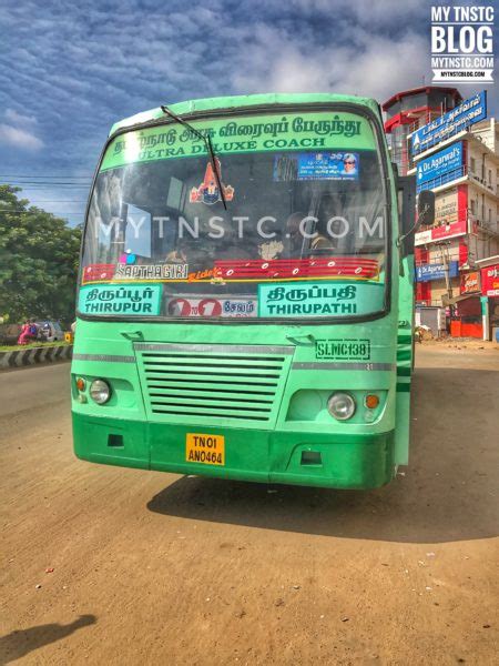 Tirupur – Tirupathi SETC Bus Timings