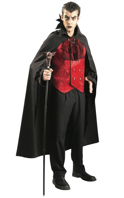 Gothic Count Vampire Dracula Halloween Dress Up Men Costume STD | eBay