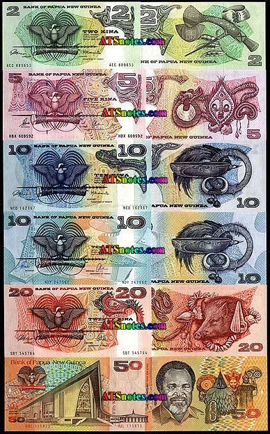 Papua New Guinea banknotes - Papua paper money catalog and Papuan ...