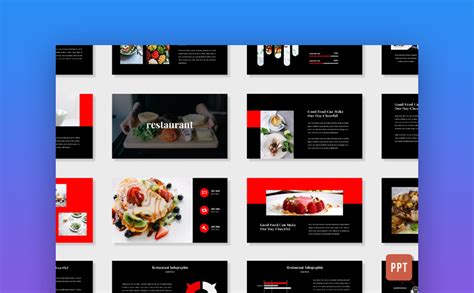 18 Free Food, Restaurant, & Menu PowerPoint Template Downloads 2024 ...