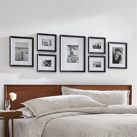 Icon Black Frame Gallery, Set of 7 + Reviews | Crate and Barrel ...