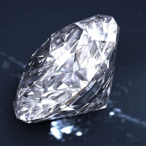 Realistic Diamond 3D Model OBJ 3DS FBX C4D | CGTrader.com