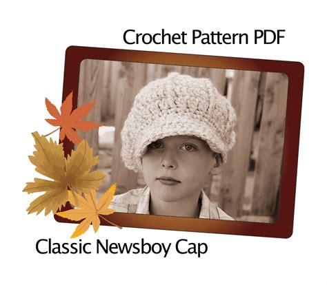 The Crafty Cottage: Free Newsboy Cap Pattern