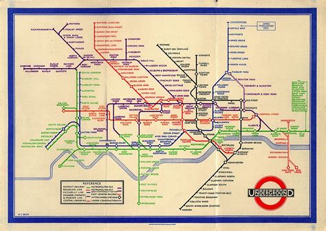 New London Underground Tube Map Design Proposal by Mark Noad