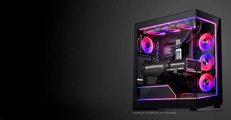 Phanteks NV5, Showcase Mid-Tower Chassis, High Airflow Performance, Integrated D/A-RGB Lighting ...