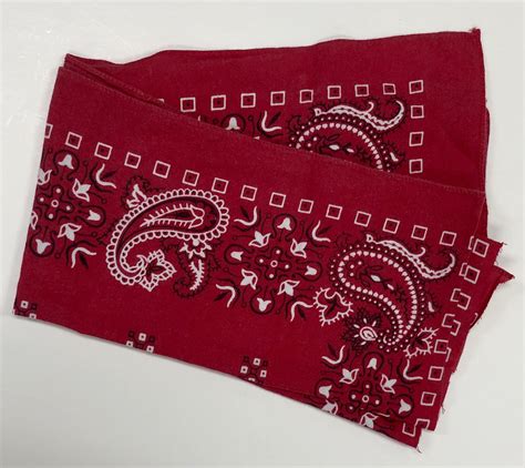 Lot Detail - Tupac Shakur Owned & Worn Red Bandana "Do-Rag"