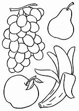 Dibujos De Todas Las Frutas Para Colorear  sketch template