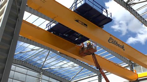 Australian built designed and engineered 450kW overhead gantry crane with special hoist - YouTube