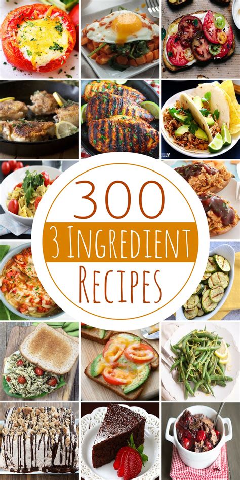 300 3-Ingredient Recipes - Prudent Penny Pincher