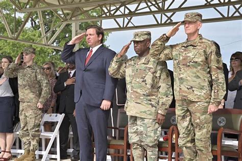 Gov. DeSantis presides over changing of the guard ceremony for Florida ...