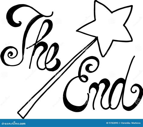 The End Cartoon Vector | CartoonDealer.com #9782895