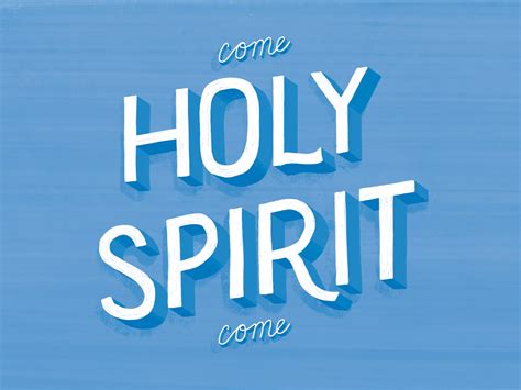 Come Holy Spirit Come - The Alliance Canada