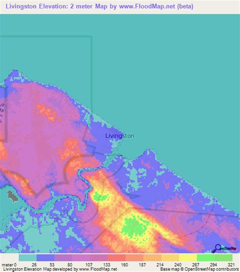 Elevation of Livingston,Guatemala Elevation Map, Topography, Contour