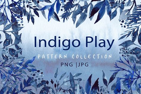 Indigo Play Collection | Graphic Patterns ~ Creative Market