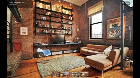 Industrial Style Living Room Interior Design Ideas - YouTube