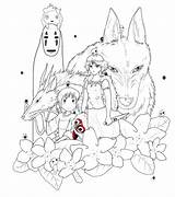 Hayao Miyazaki Sprited Away Coloring Page Manga Book Anatomy  sketch template