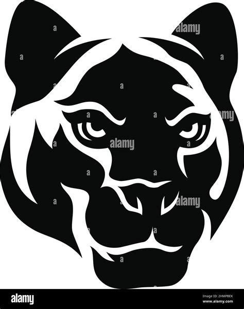 Panther Face Silhouette