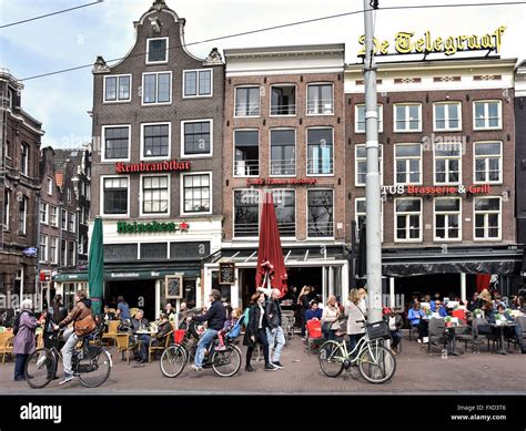 Rembrandtplein ( Rembrandt Square ) Amsterdam Netherlands nightlife Stock Photo: 102321302 - Alamy