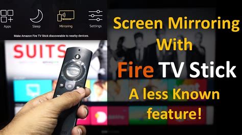 Screen Mirroring with Fire TV Stick - A Less Known Feature - YouTube