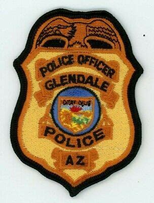 Glendale Az Police Patch - canvas-isto