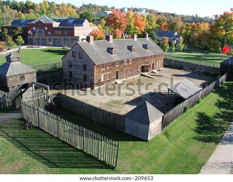 Old Fort Western Augusta Maine Stock Photo (Edit Now) 209653