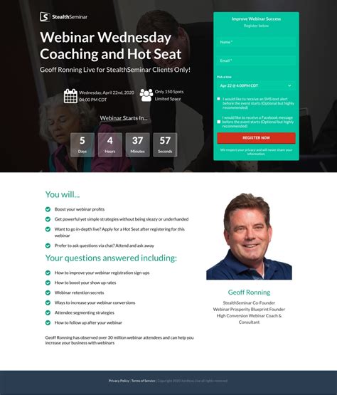 How To Create a Webinar Landing Page [+Examples]