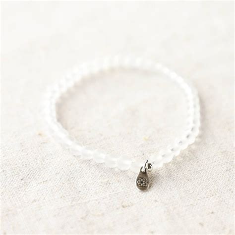 Snow Quartz Bracelet * For Inner Cleansing * | Tiny Rituals