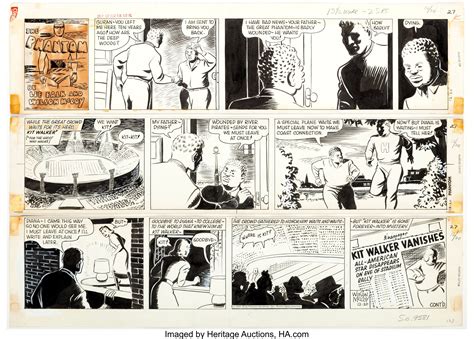 The Phantom Sunday Comic Strip Original Art dated 12-20-59 : r/ThePhantom