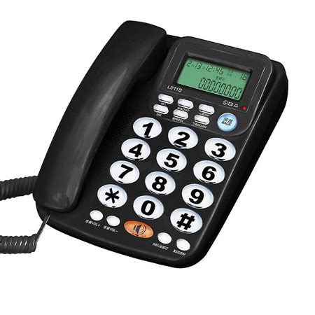 Big Button Corded Phone For Elderly Caller Id Landline Telephone For Seniors Amplified Phones ...