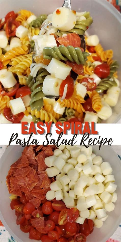 Easy Spiral Pasta Salad Recipe