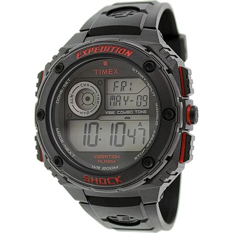 Timex - Men's Expedition T49980 Digital Rubber Quartz Sport Watch - Walmart.com - Walmart.com