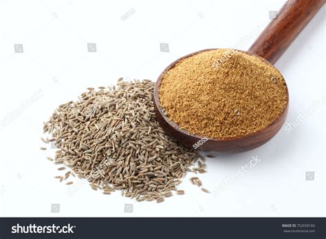 Cumin Seeds Cumin Groundpowder Stock Photo 752658160 | Shutterstock