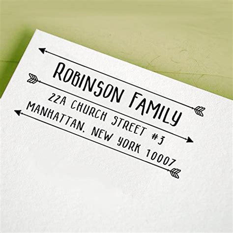 Personalized Family Return Address Stamp Self Inking Custom Name Rubber ...