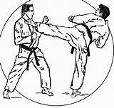 Karate Coloring Pages  Home sketch template