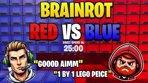 Brainrot Red Vs Blue 2446-6038-4348 by opt - Fortnite