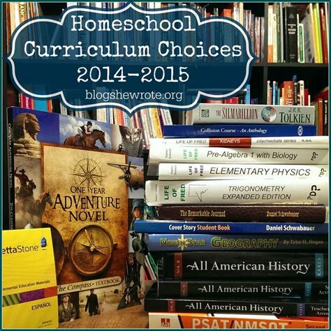 Homeschool Curriculum Choices 2014-2015 - Blog, She Wrote | High school help, Homeschool high ...