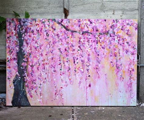 25 Ideas For Including Cherry Blossom Wall Art In Your Home | Cherry blossom wall art, Cherry ...