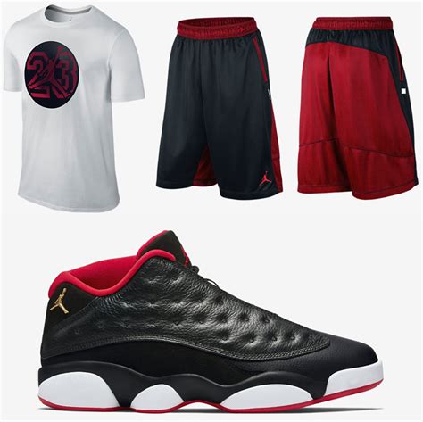 Air Jordan 13 Low Bred Shirt and Shorts | SportFits.com