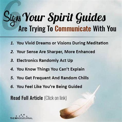 12 signs your spirit guide is trying to contact you – Artofit