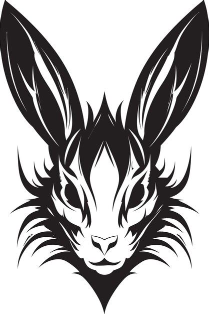 Premium Vector | Black hare vector logo a dynamic and engaging logo for your business black hare ...