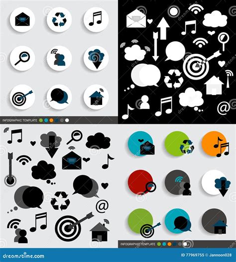 Application Icons Design. Vector Illustration. Stock Vector ...