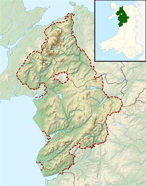 File:Snowdonia National Park UK relief location map.png