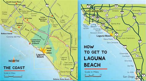 Laguna Beach Area Road Map - Ontheworldmap.com