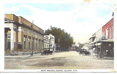 DeLand about 1926 Deland, Alley, Street View, Views, History, Scenes, Painting, Historia ...