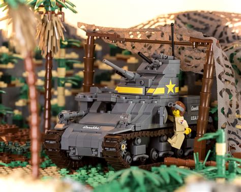 M3 Lee - WWII Allied Medium Tank - Brickmania Toys