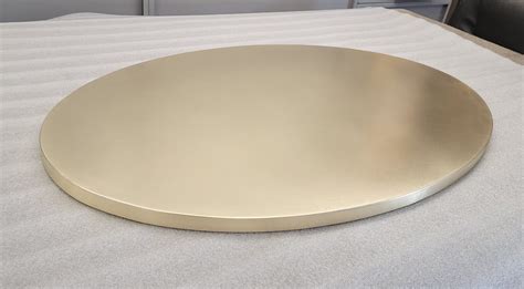 Oval Brass Table Top | Oval brass table top, satin finished | john rutter | Flickr